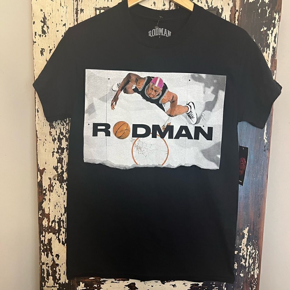 Men’s NWT Dennis Rodman Made In The USA size small T-shirt.